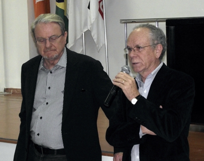 Marcio Lacerda (esquerda) e Afonso Gonzaga (direita)
